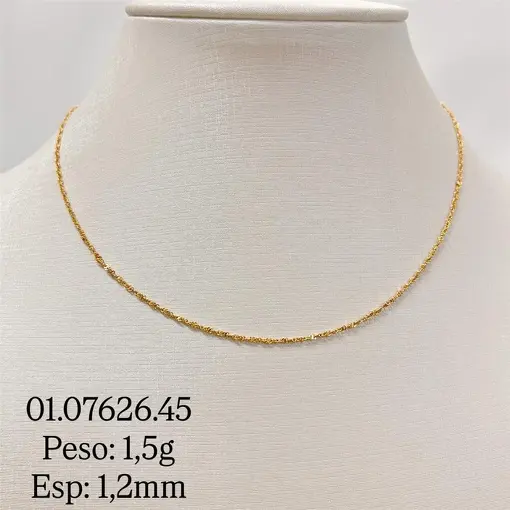 FOLHEADO A OURO 18K