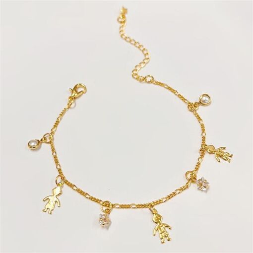 PUL 2 MENINOS  FOLHEADO A OURO 18K