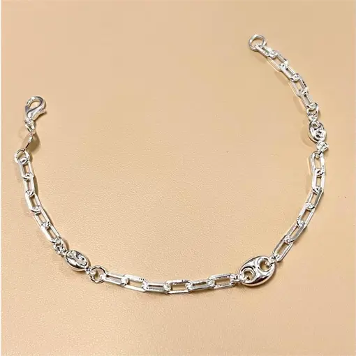 PULSEIRA FOLHEADO A PRATA