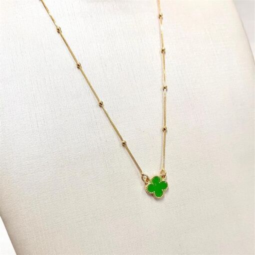 GAR C/ TREVINHO FOLHEADO A OURO 18K