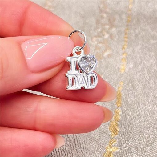 PINGENTE I LOVE DAD PRATA 925