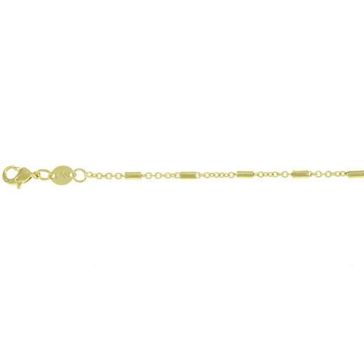 COR PORTUGUESA 1,7MM C/ CANUTILHO 2,1MM FOLHEADO A OURO 18K