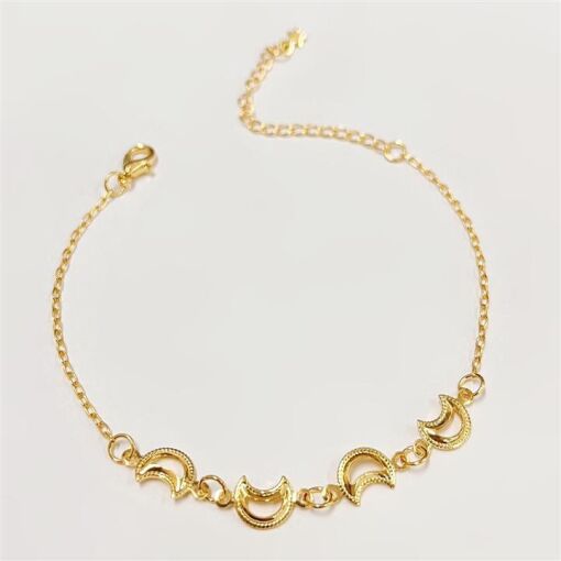 PUL LUA VAZADA FOLHEADO A OURO 18K