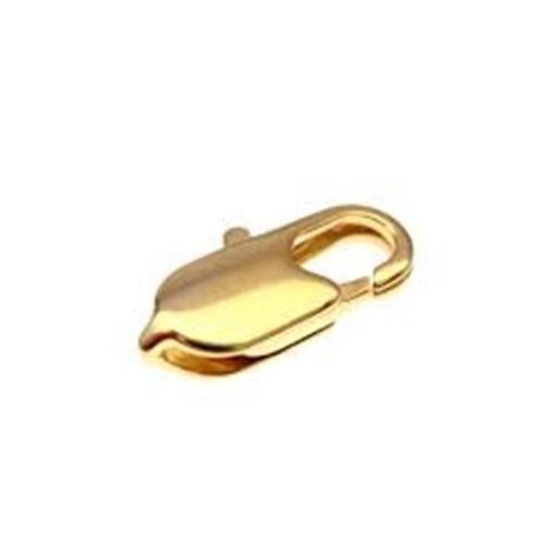 FECHO LAGOSTA 2CM FOLHEADO A OURO 18K