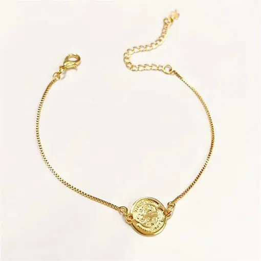 PUL SÃO BENTO FOLHEADO A OURO 18K
