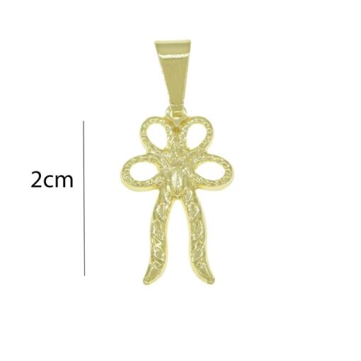 PING LAÇO FINO CRAQUELADO FOLHEADO A OURO 18K