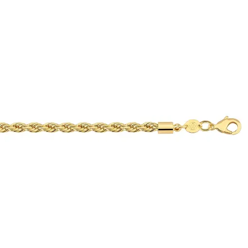 CORRENTE CORDAO BAIANO 3,9MM FOLHEADO A OURO 18K