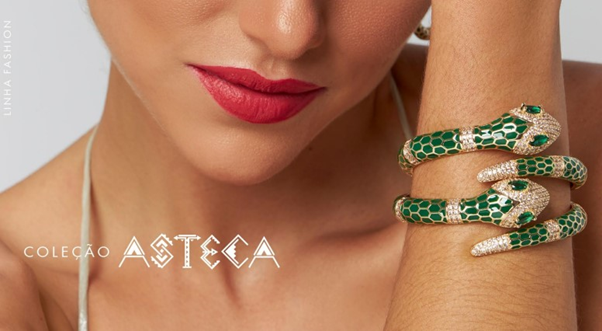 Coleção Asteca: o poder das serpentes nos seus acessórios