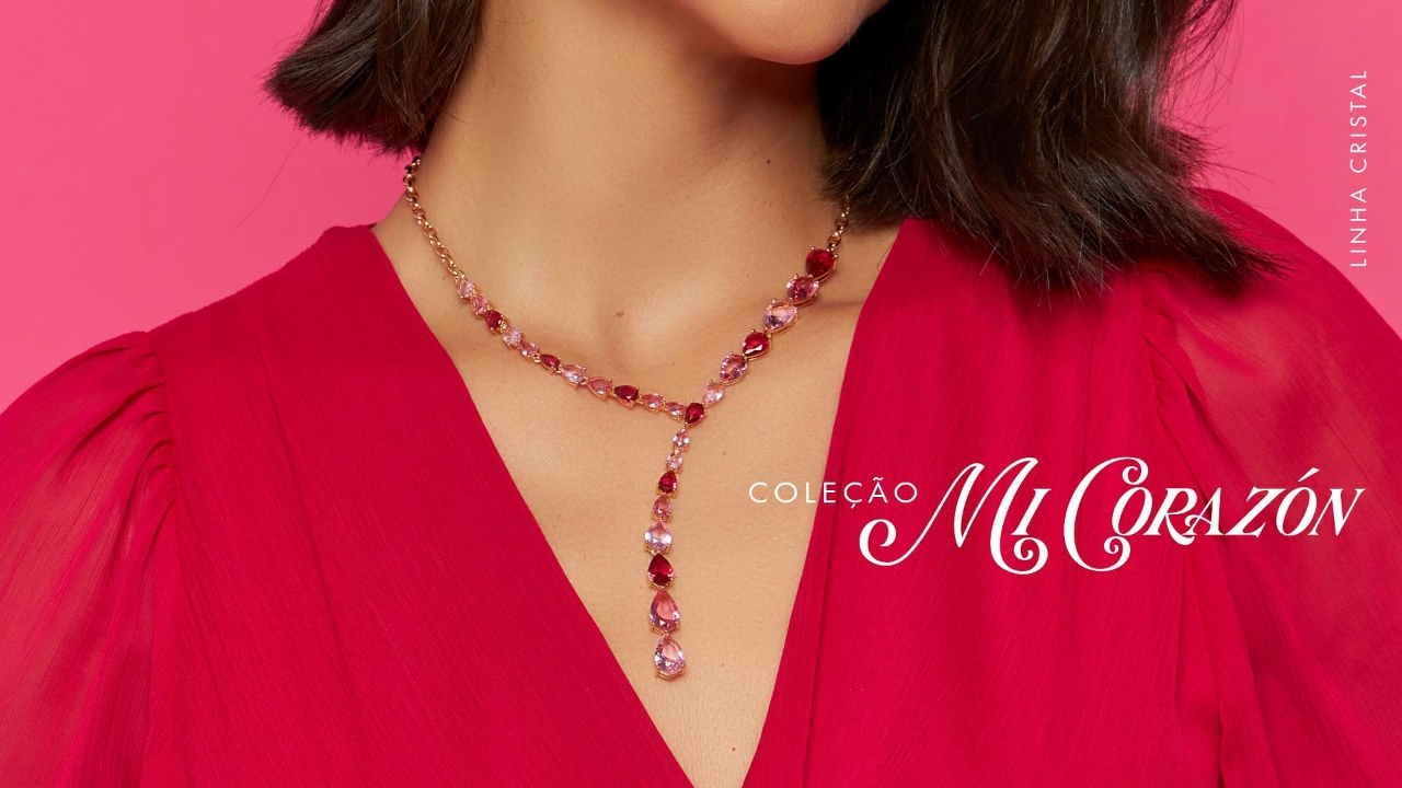 Coleção Mi Corazón: O encanto das semijoias com pedraria rosa para o Dia das Mães e próximas temporadas