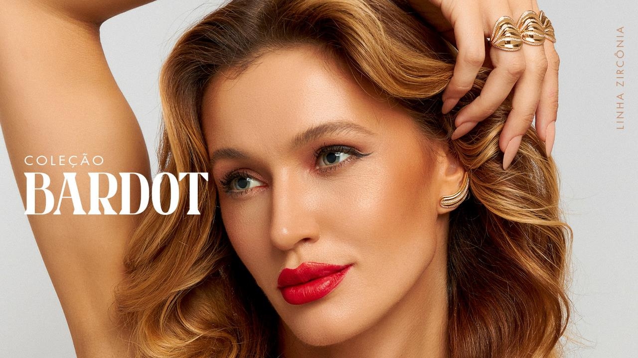 Coleção Bardot: elegantes semijoias banhadas a ouro atacado