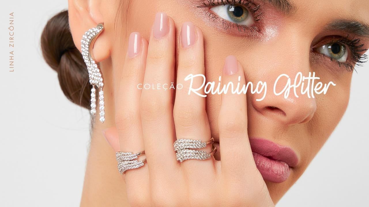 Coleção Raining Glitter: encontre zircônia semijoias