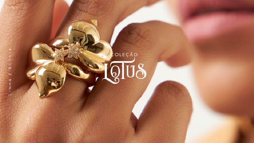 Coleção Lotus: formas orgânicas em semijoias de qualidade para revenda
