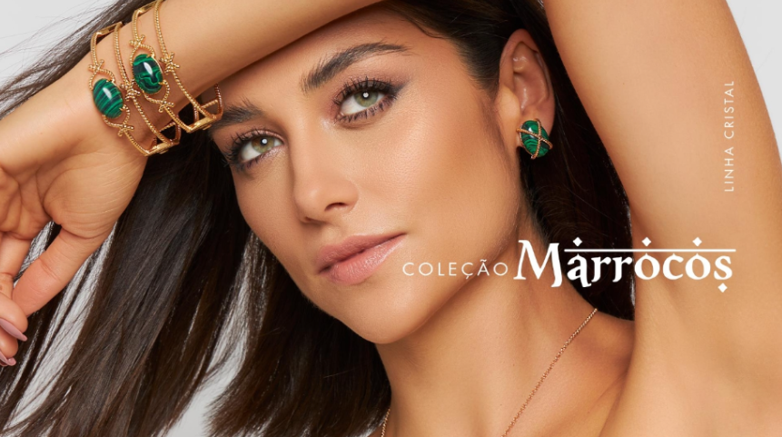Coleção Marrocos: a riqueza dos tons de verde em semijoias para revenda
