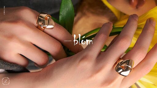 Joias minimalistas com design biofílico na Coleção Blóm
