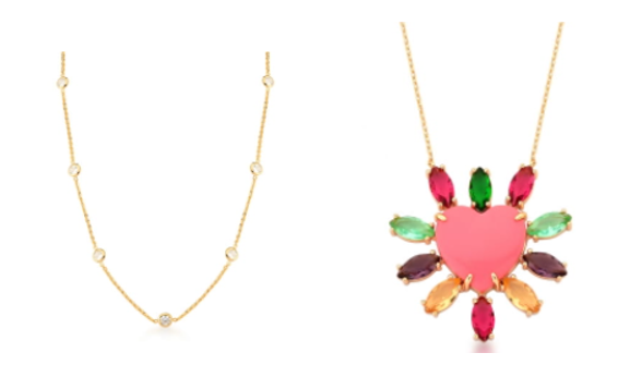 Como combinar semijoias coloridas no mostruário?