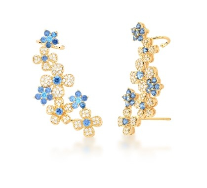 As passarelas de 2023 nas semijoias com flores Zarpellon