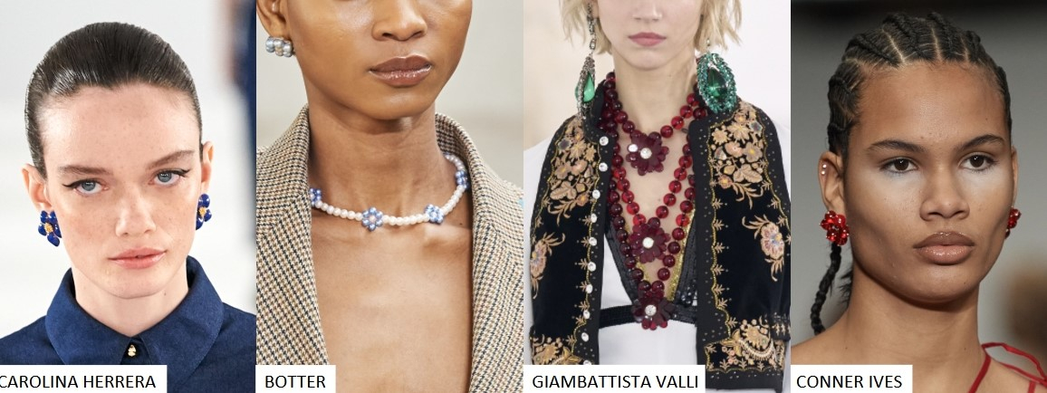 As passarelas de 2023 nas semijoias com flores Zarpellon