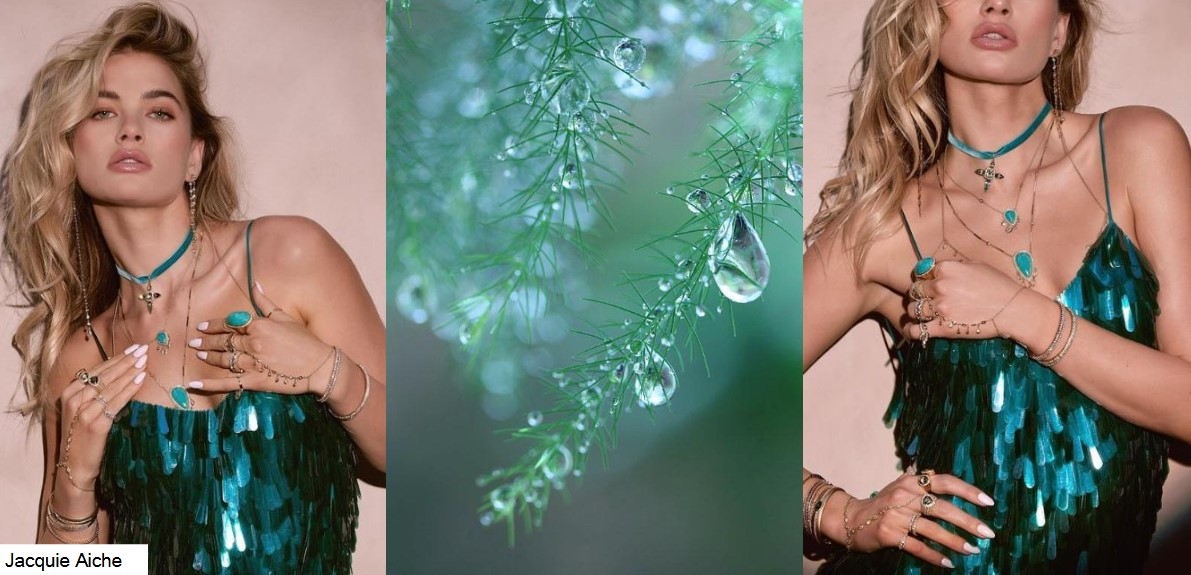 A tendência das joias turquesa na Coleção Gotas de Orvalho