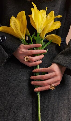 Joias minimalistas com design biofílico na Coleção Blóm