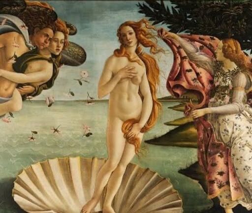 Afrodite: inspirada na obra de Botticelli e na deusa do amor