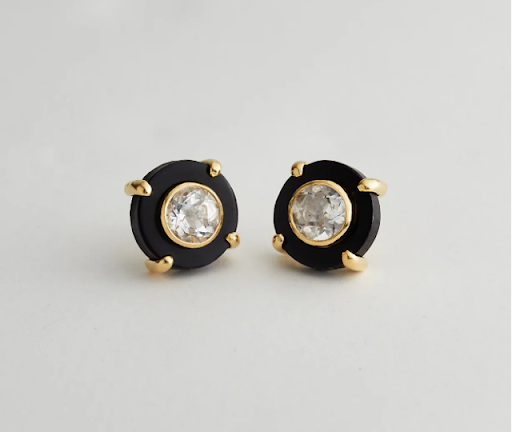 Esmaltação preta e cristais transparentes na Coleção Klår