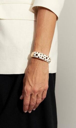 Coleção Mosaico: joias esmaltadas com cristais pretos