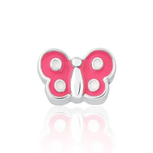 PINGENTE ESTEIRA KIDS BORBOLETA ESMALTADA