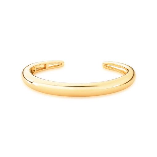 BRACELETE ABAULADO LISO COM ABERTURA