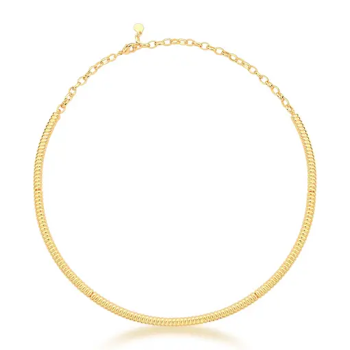 GARGANTILHA ARO MALEÁVEL TEXTURIZADO LISO