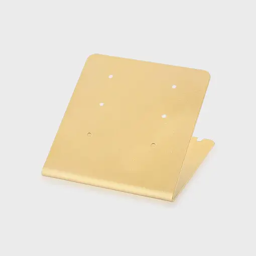 EXPOSITOR PARA BRINCO COM 8 FUROS METAL ZAMAC NA COR BRONZE