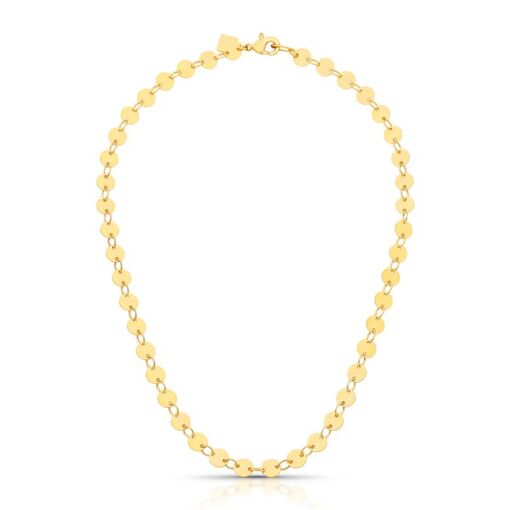 CHOKER COM MEDALHAS REDONDAS LISAS
