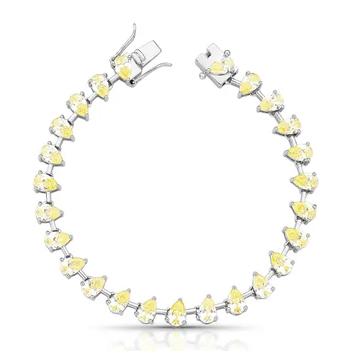 PULSEIRA COM CRISTAIS DE GOTA