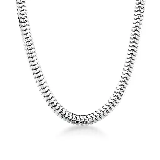 CHOKER MALHA ESTEIRA 8MM