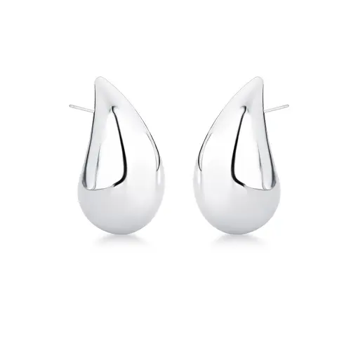 BRINCO DE GOTA CURVO LISO