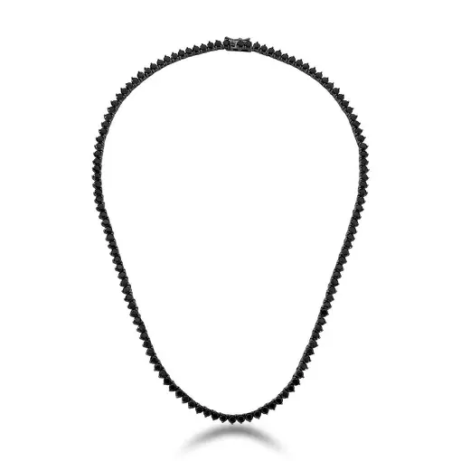 COLAR RIVIERA COM CRISTAIS REDONDOS