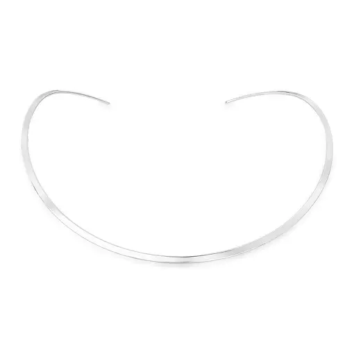 GARGANTILHA COM ARO CURVO E LISO