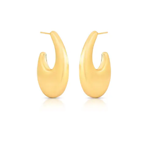 MEIA ARGOLA CURVA LISA