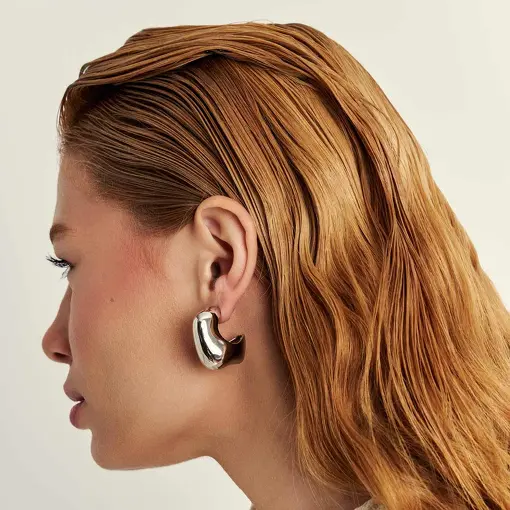 MEIA ARGOLA LISA CURVA ABAULADA