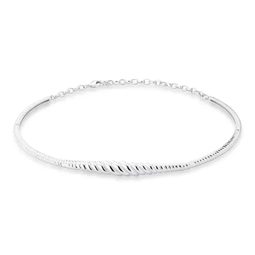 CHOKER MALEÁVEL TRABALHADA LISO BANHADO