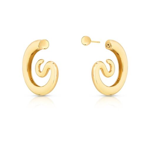 BRINCO EAR JACKET CURVA LISA