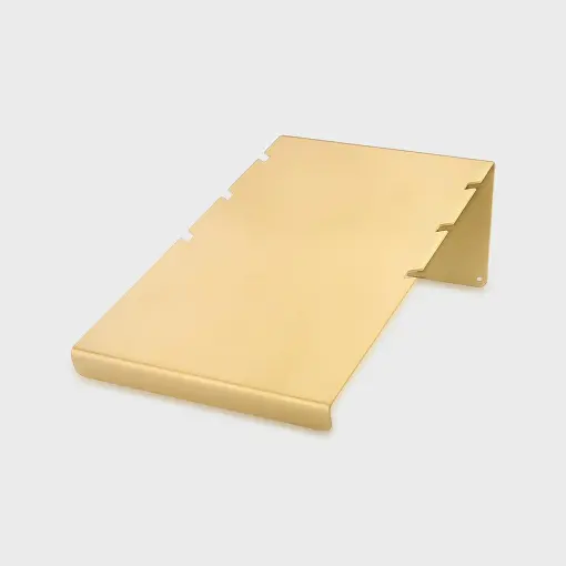 EXPOSITOR PARA TRÊS PULSEIRAS METAL ZAMAC NA COR BRONZE