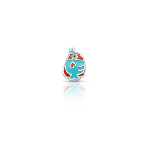 PINGENTE ESTEIRA KIDS DE PEIXE ESMALTADO
