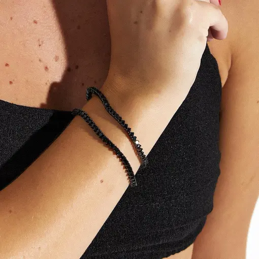 PULSEIRA RIVIERA COM CRISTAIS REDONDOS