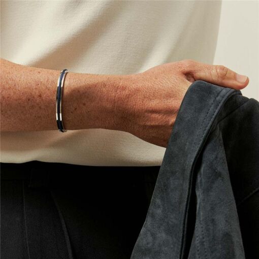 BRACELETE LISO COM ABERTURA EM AÇO