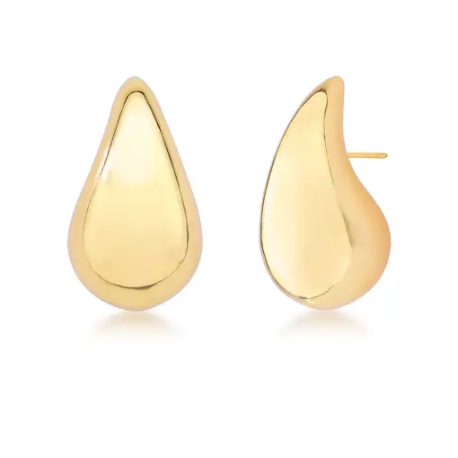 BRINCO DE GOTA CURVO LISO