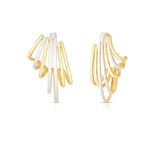 BRINCO EAR HOOK VAZADO SETE VOLTAS