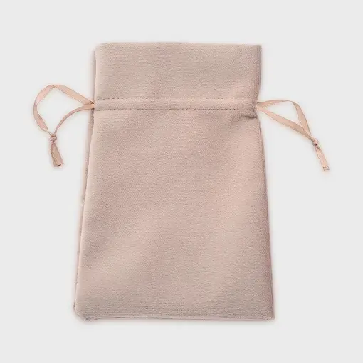 SAQUINHO EM SUEDE ROSÊ 7X9 COM 10 UNIDADES