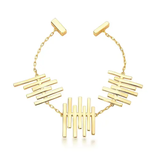 PULSEIRA MALEÁVEL COM FORMAS RETANGULARES ASSIMÉTRICAS