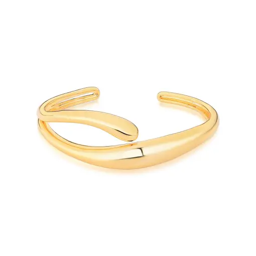 BRACELETE COM DUAS VOLTAS VAZADO E ABERTURA