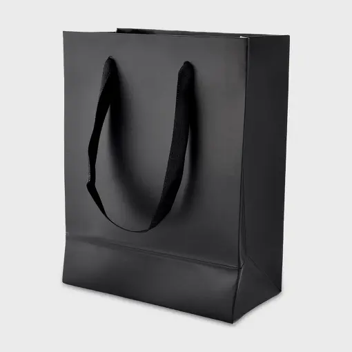 SACOLA COM VERNIZ PRETO COM 10 UNIDADES